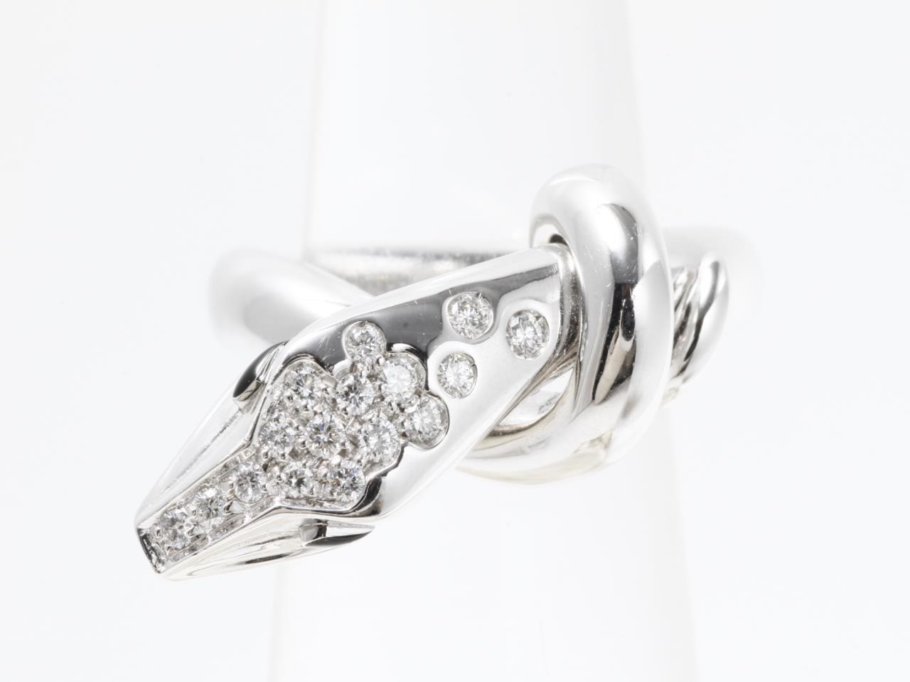 ブシュロン トゥルブル ダイヤリング K18wg お買取りさせていただきました 高額ブランド買取 Brand Revalue ブランドリバリュー ブラリバ