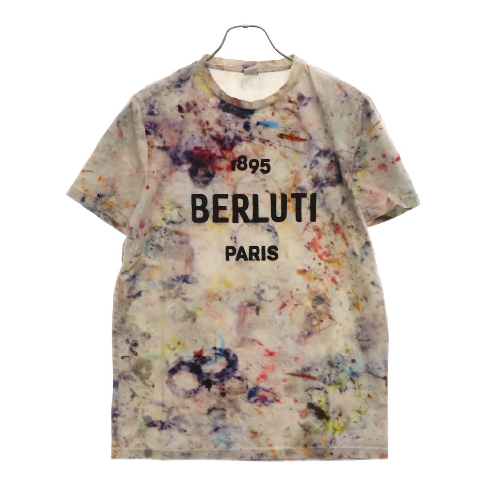 ロゴプリント 半袖Tシャツ カットソー マルチ Bランク