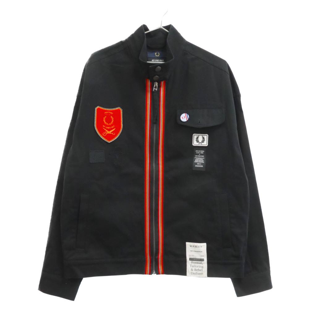 フレッドペリー ×ART COMES FIRST SHIELD PATCH HARRINGTON JACKET 
