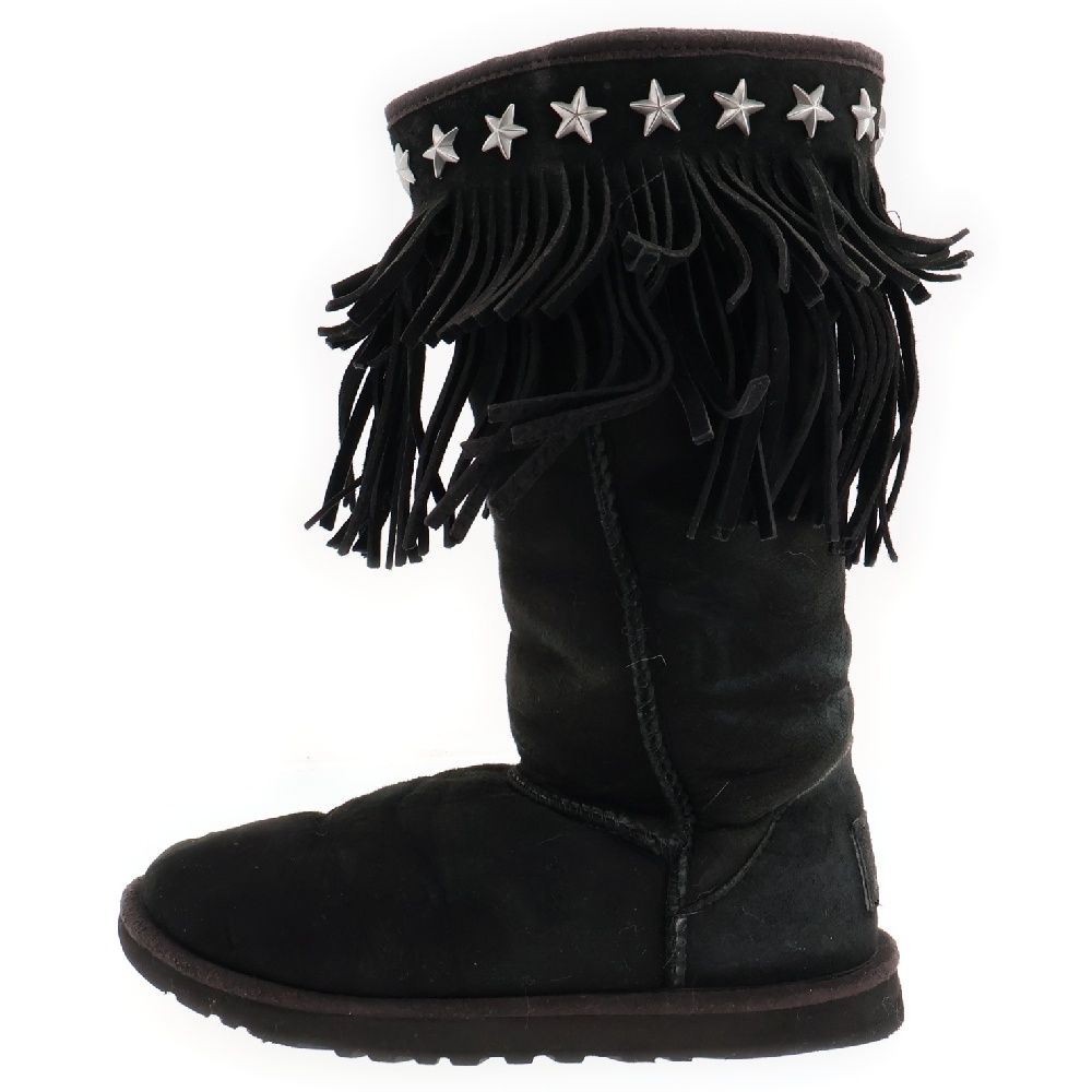 ジミーチュウ JIMMY CHOO ブーツ ブラック レザー ブーツ スター