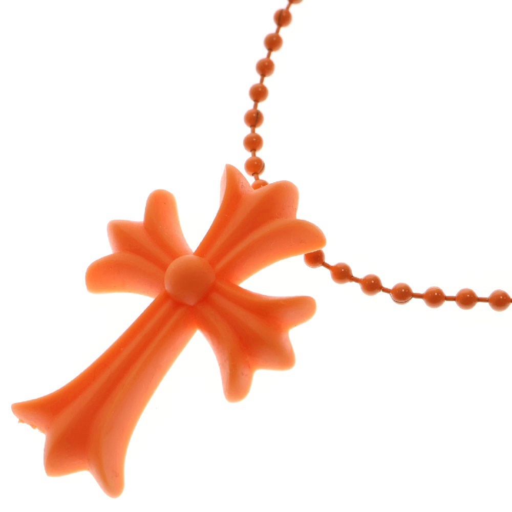 CHROME HEARTS ラバー ネックレス ORANGE オレンジ クロス