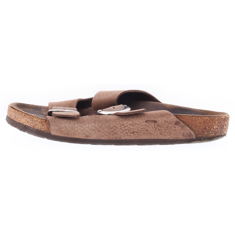 BIRKENSTOCK DBL BCKL ARIZONA ビルケンシュトック ダブルバックル アリゾナ サンダル ローカットシューズ ブラウン/シルバー Cランク