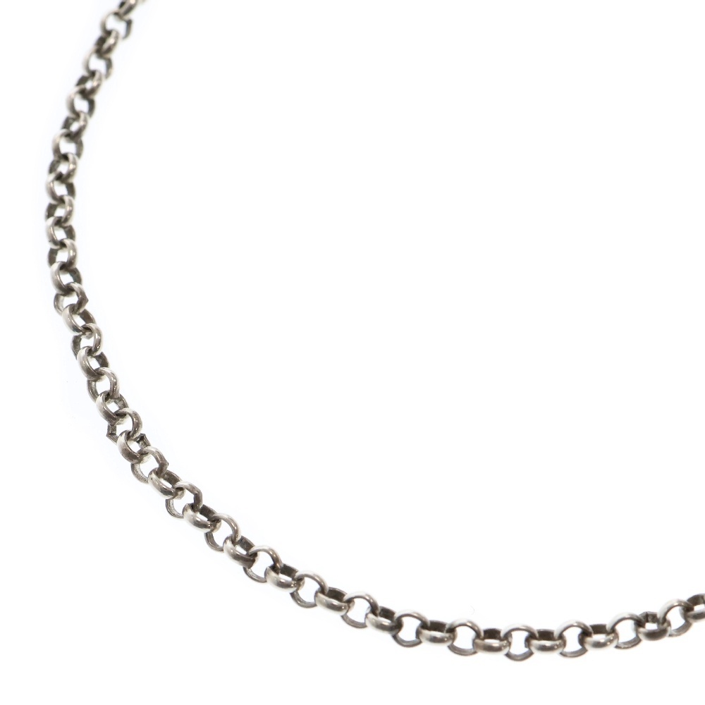 クロムハーツネックレス 925 ファックユープレート ロールチェーン