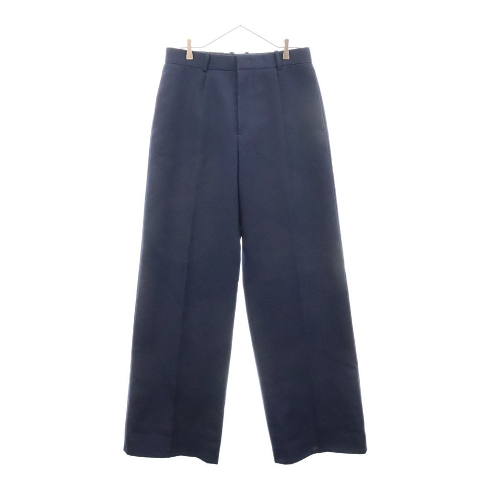 WOOL TROUSER J21KA0157 J40001 ウールスラックス パンツ ネイビー Aランク