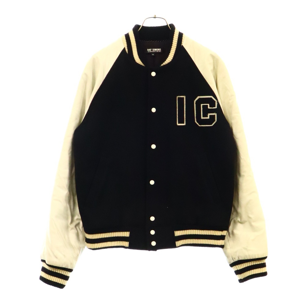 02AW Virginia Creeper 期 スタジアム ジャケット ブラック/ホワイト Bランク