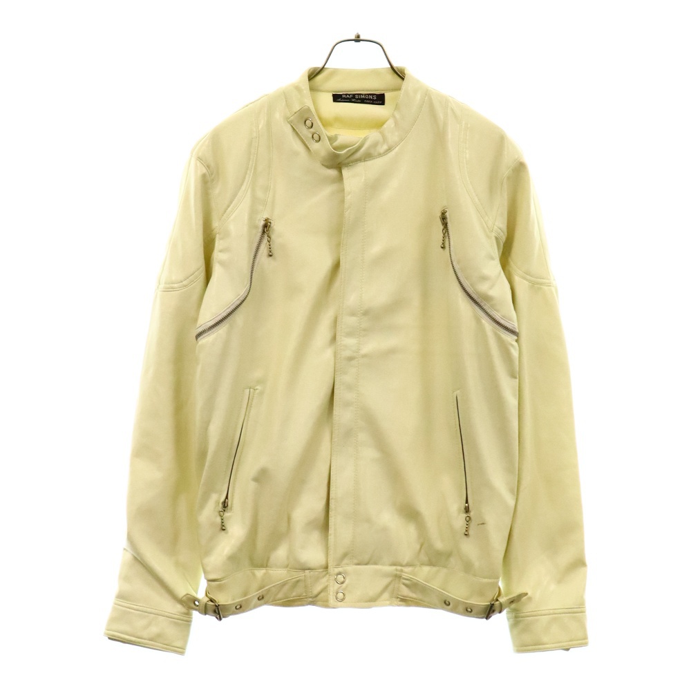 98AW RADIOACTIVITY期 シングル ライダース ホワイト Bランク