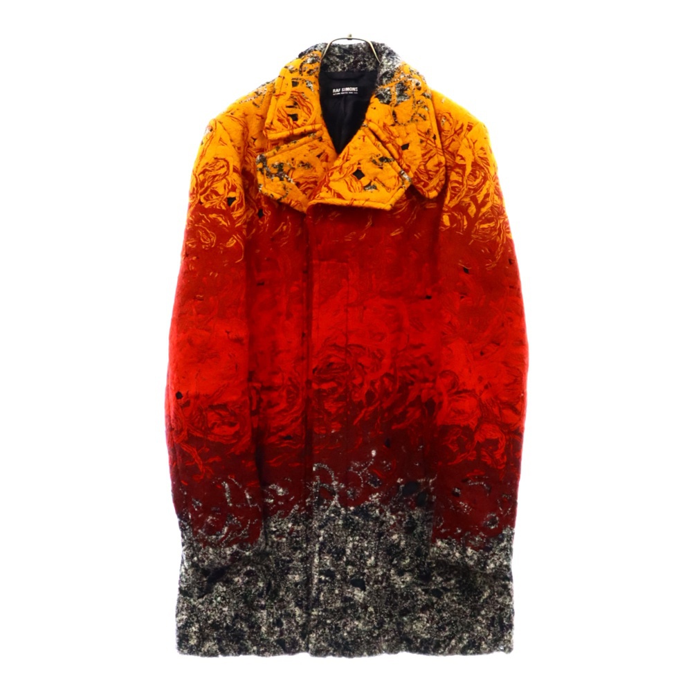 08AW ARCHIVE グラデーションデザインコート アウター レッド/オレンジ アーカイブ Aランク