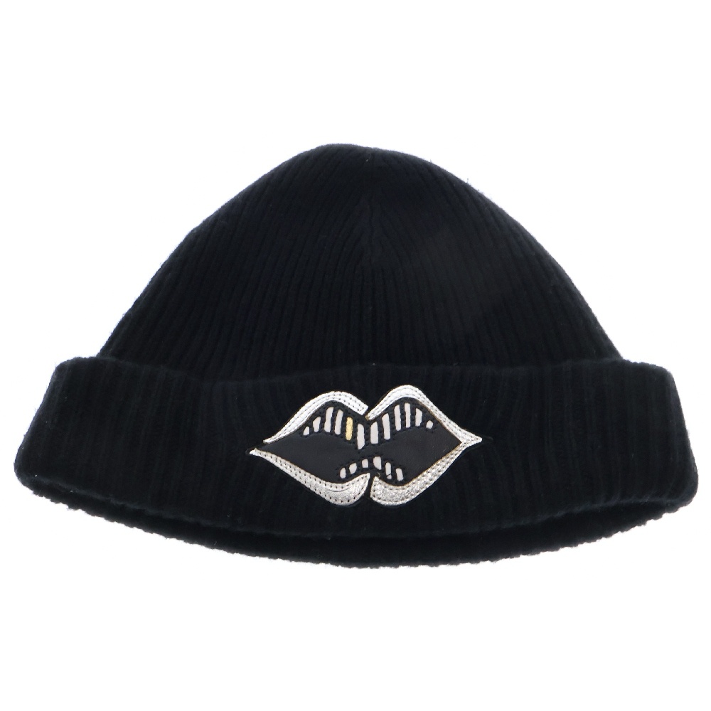 PPO CHOMPER BEANIE クロスボールレザーチョンパーカシミアビーニー キャップ 帽子 Bランク