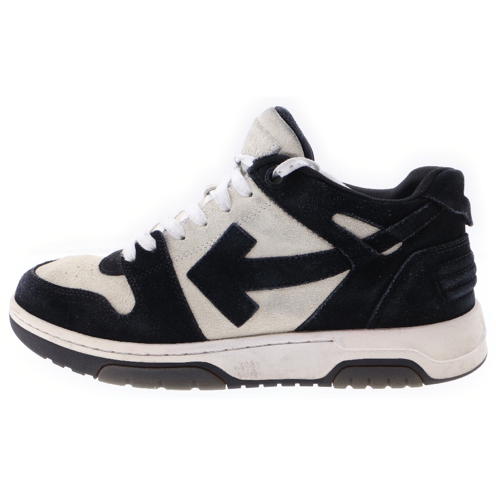 OUT OF OFFICE COW SUEDE アウトオブオフィス スエードレザー ローカットスニーカー ブラック/ホワイト Bランク