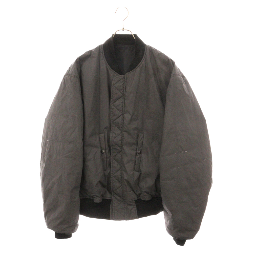 21AW ×BuzzRicksons US2066 フライトジャケット MA-1 グレー リバーシブル Bランク
