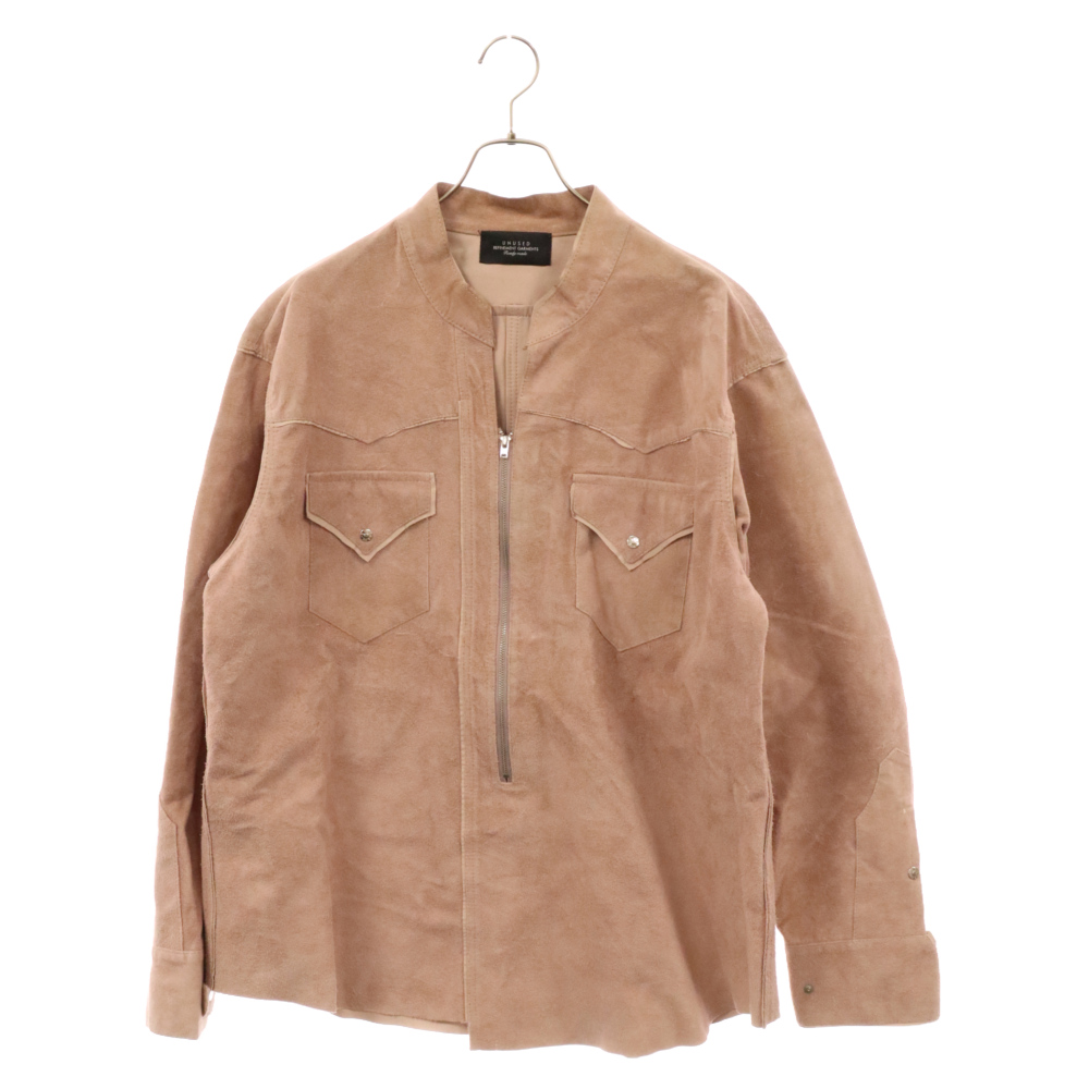15AW Pullover Suede Western Shirt スエードレザープルオーバーシャツ ※サンプル Bランク