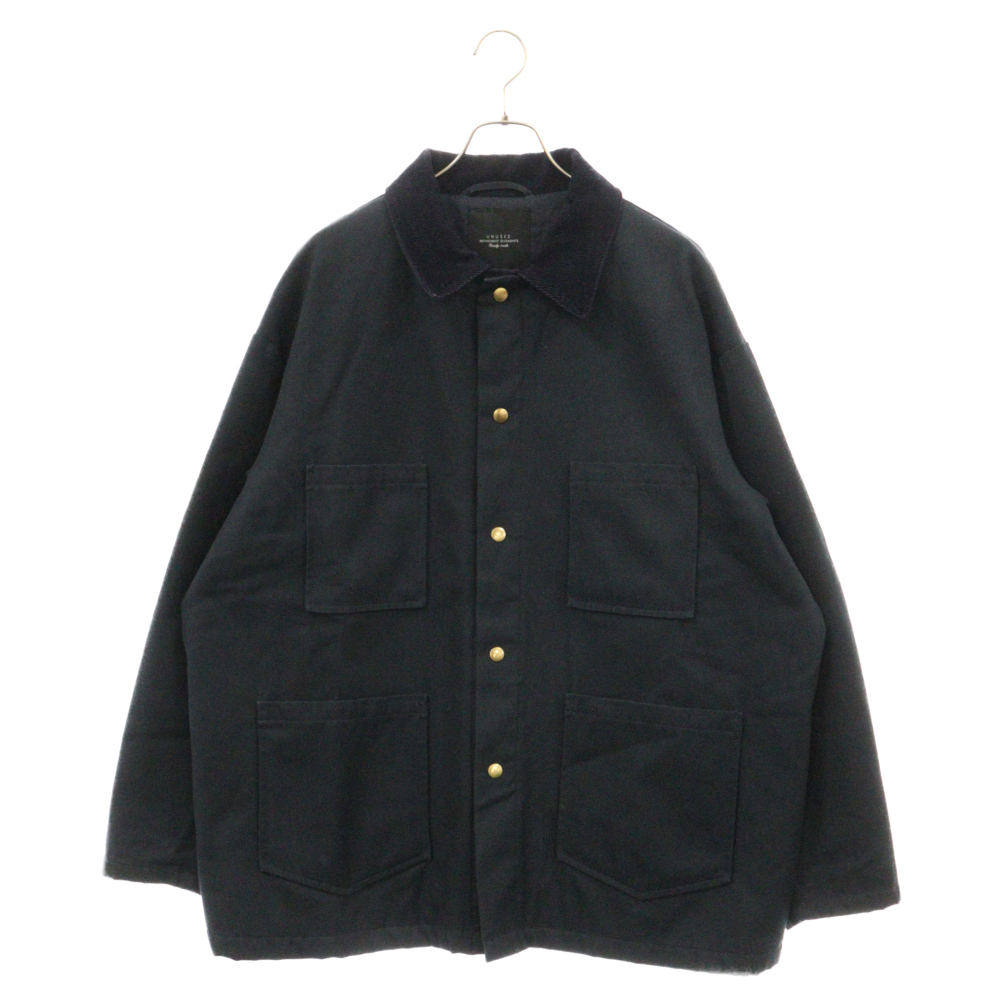 17AW DUCK COVERALL JACKET US1317 Thinsulate 裏地キルティングダックカバーオールジャケット ネイビー Bランク