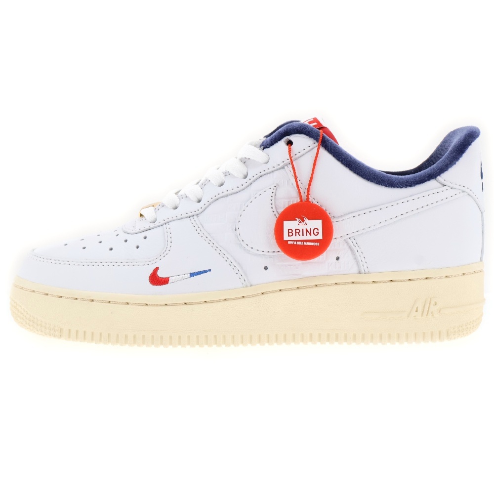 ×KITH AIR FORCE 1 LOW FRANCE キス エアフォース1 ローカットスニーカー フランス パリ レディース CZ7927-100 ホワイト/ネイビー/レッド US6/24.0cm Aランク