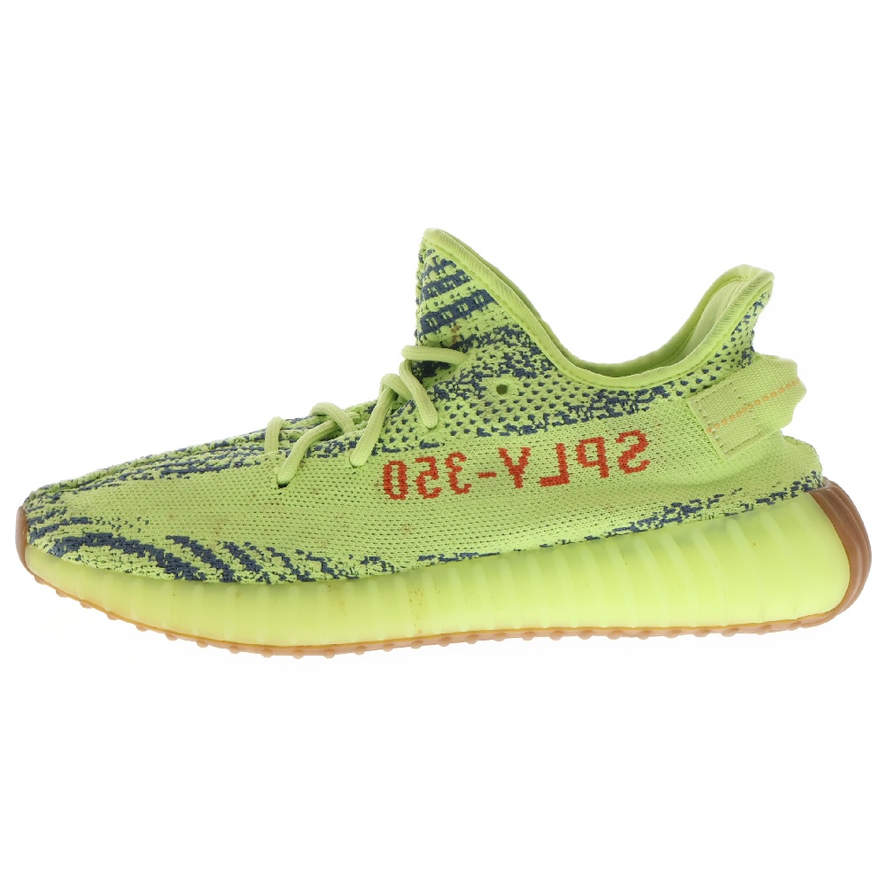YEEZY BOOST 350 V2 SEMIFROZEN B37572 イージーブースト セミフローズン ローカットスニーカー イエロー US6.5/26.5cm Bランク