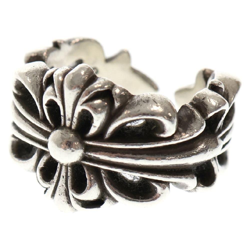 DBL FLRL CRS ダブルフローラルクロス シルバーリング 25.5号 Bランク