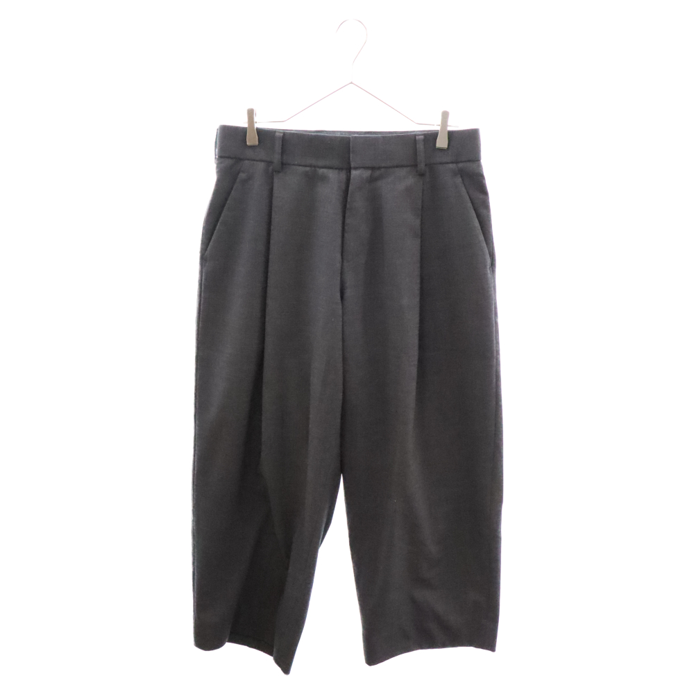 24SS Wide Slacks Pants 24SCM-P12110 ワイドスラックスパンツ グレー Bランク
