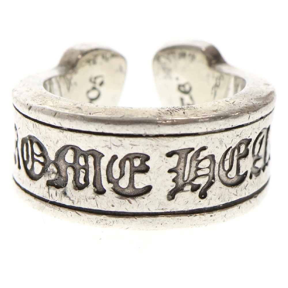 LG SCROLL LABEL ラージスクロールラベル シルバーリング シルバー14号 Bランク