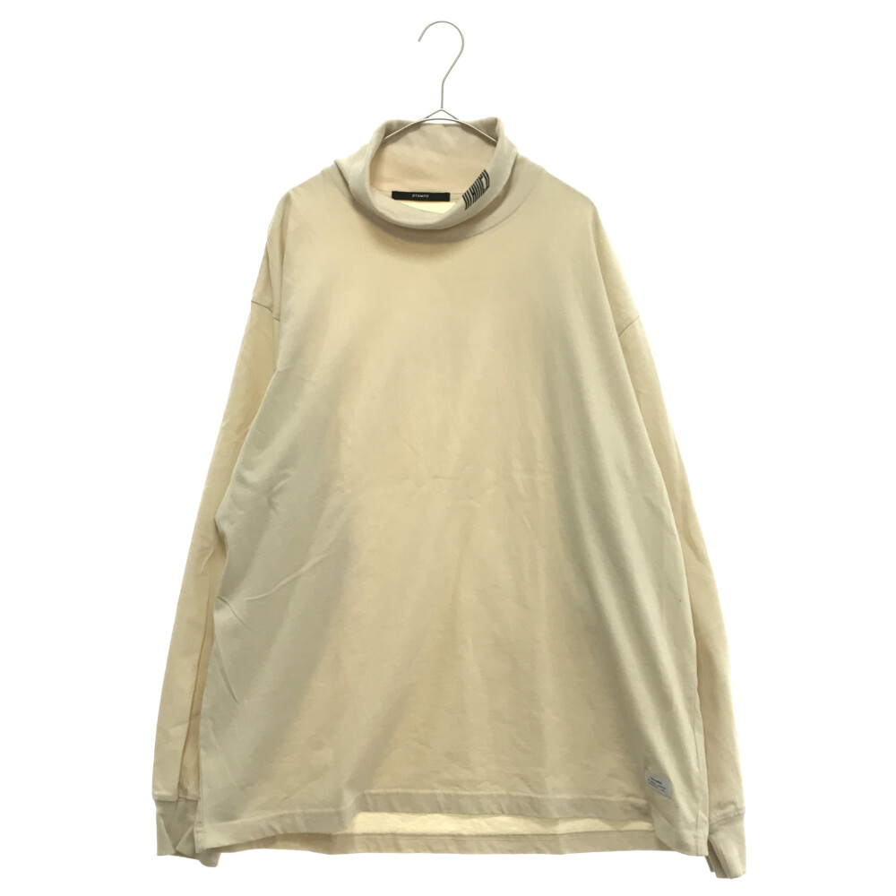 タートルネック Snow Turtleneck Longsleeve ロングスリーブ カットソー ベージュ Bランク