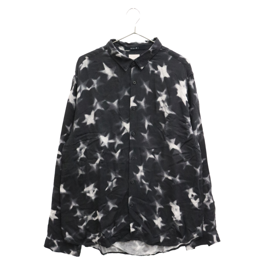 STARZ LONG SLEEVE SHIRT スターズ ロングスリーブシャツ 長袖シャツ ブラック Bランク