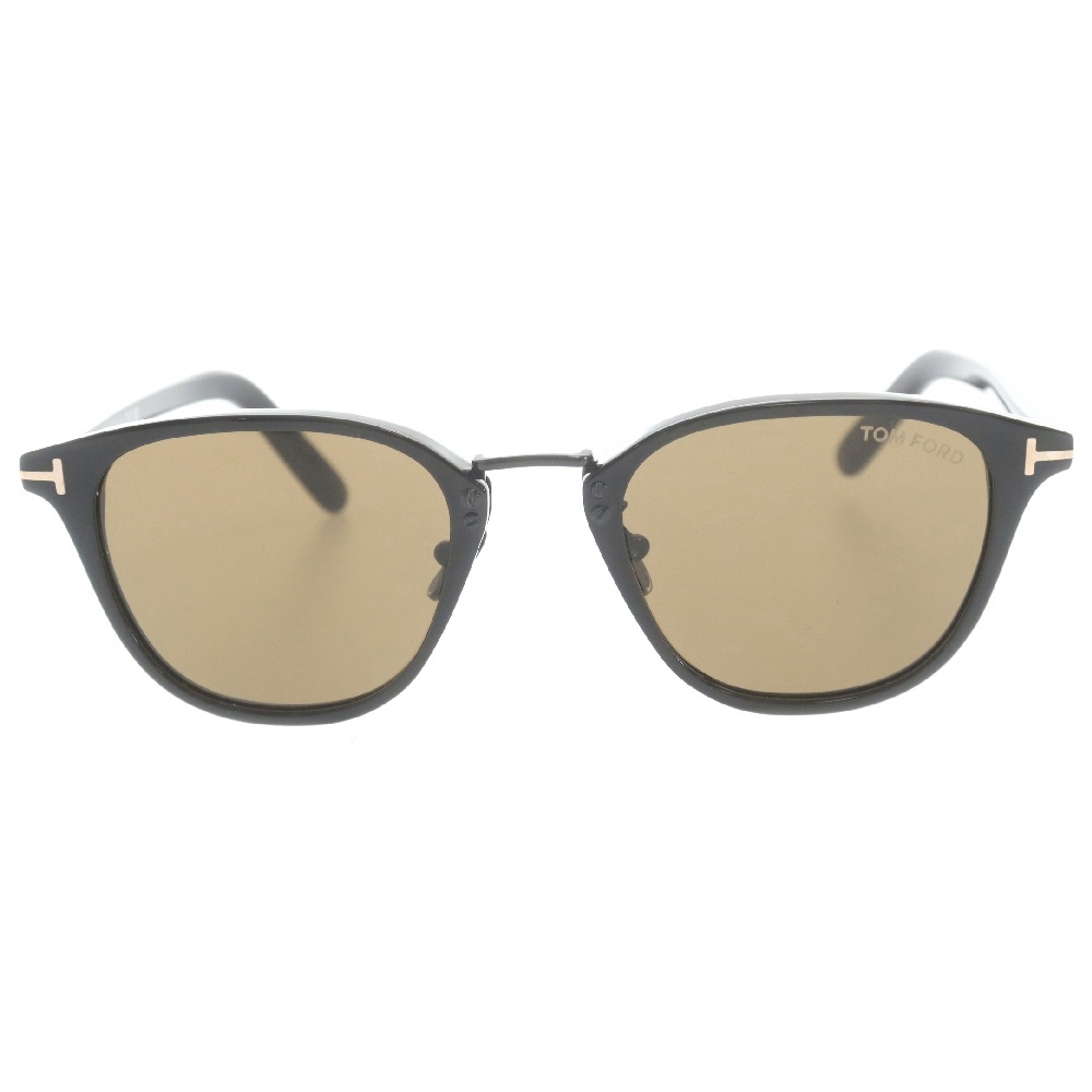 TF1049-D スクエアサングラス アイウェア メガネ ブラック Aランク