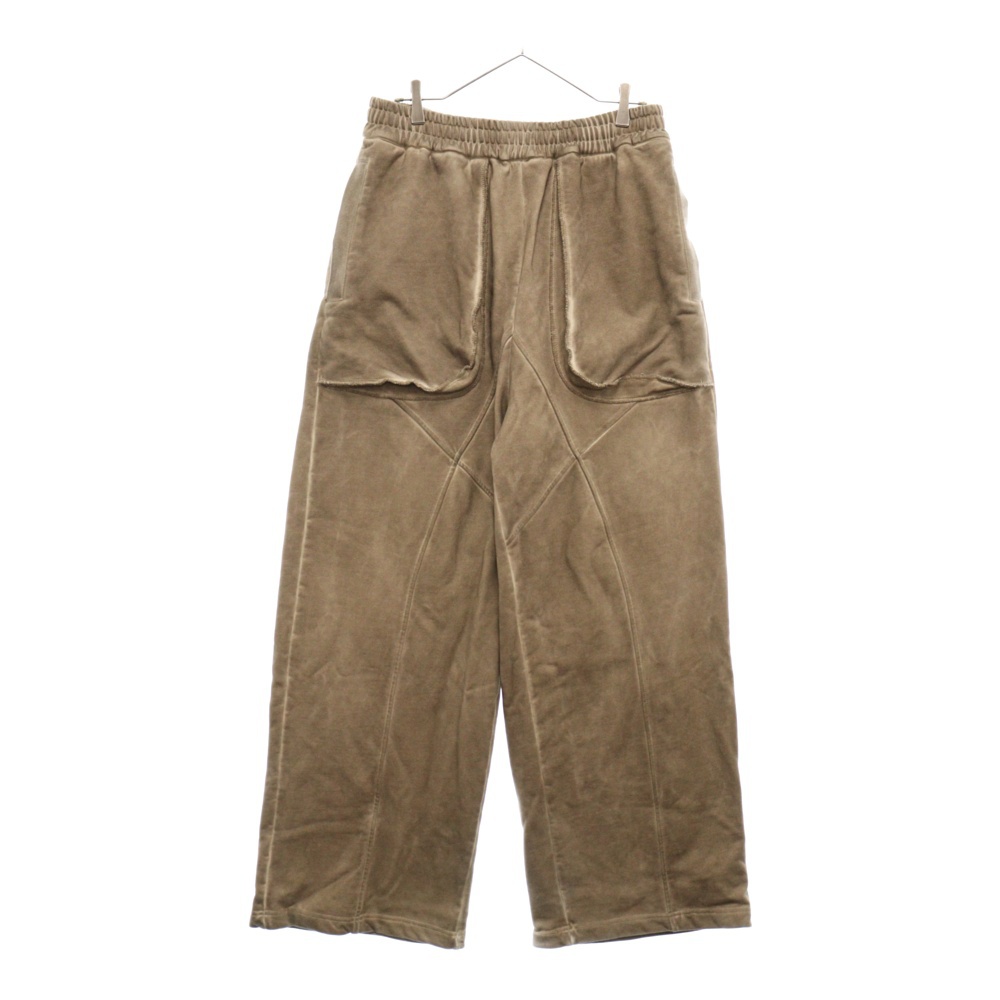 EVERY PANTS EXCLUSIE GRY SUN FADED エブリー ワイド スウェットパンツ ベージュ Bランク
