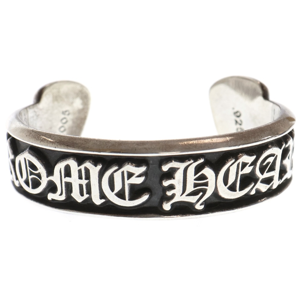 CH SCROLL LABEL BANGLE スクロールラベル バングル シルバー 国内ギャラあり Bランク