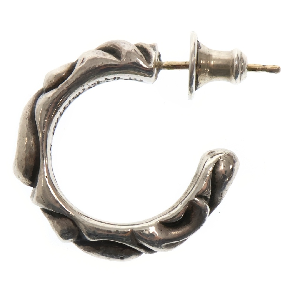 HOOP SCROOL 1 スクロールフープ ピアス シルバー Bランク