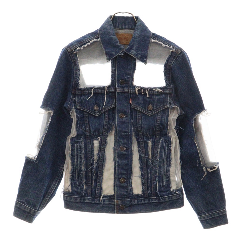 16SS Levi's Vision Denim Jacket リーバイスビジョン 再構築デニムジャケット インディゴ レディース OFFLVSS16 Bランク