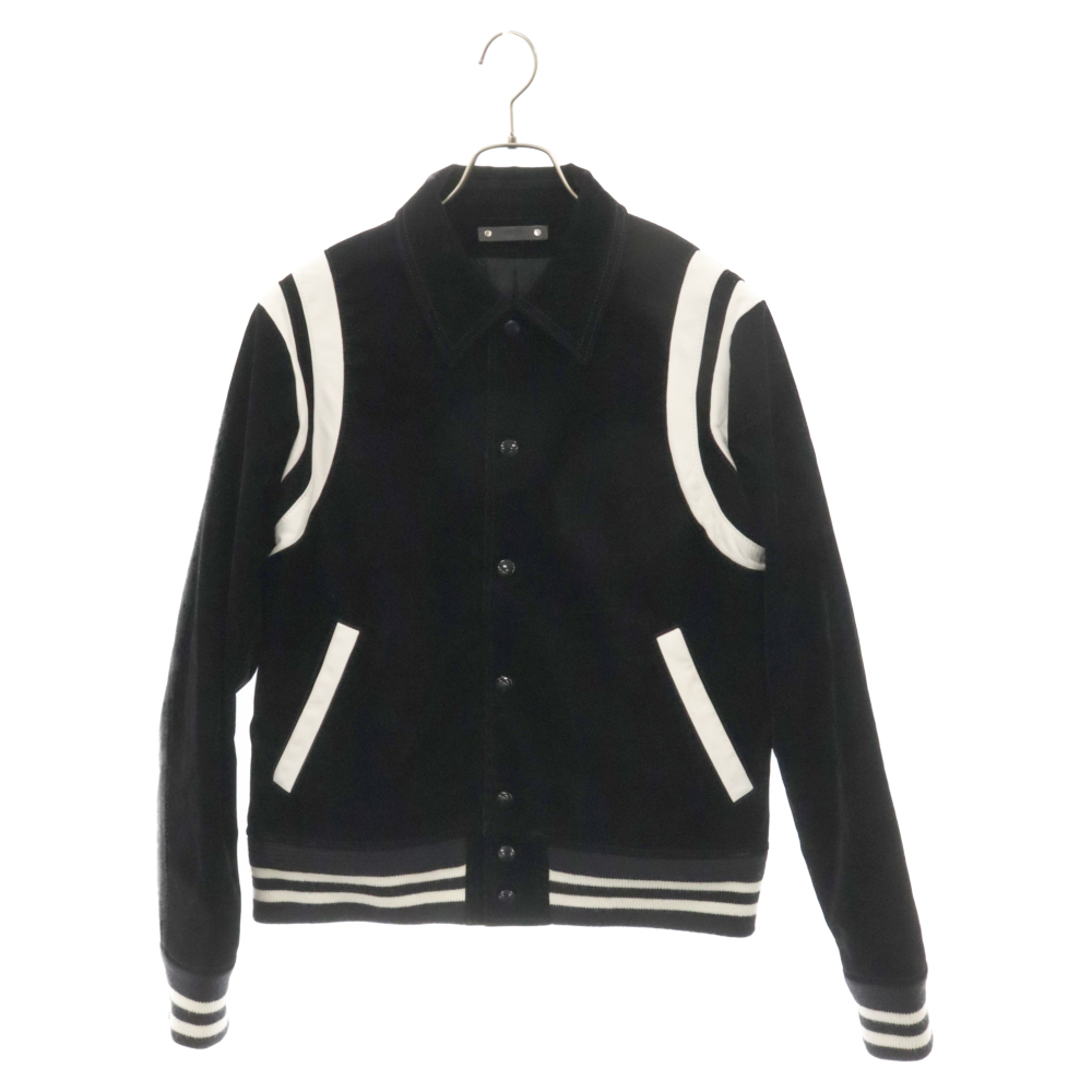 VELVET DENIM VARSITY JKT ベルテッド バーシティ ジャケット ブラック 2010-8002-98-022 Bランク