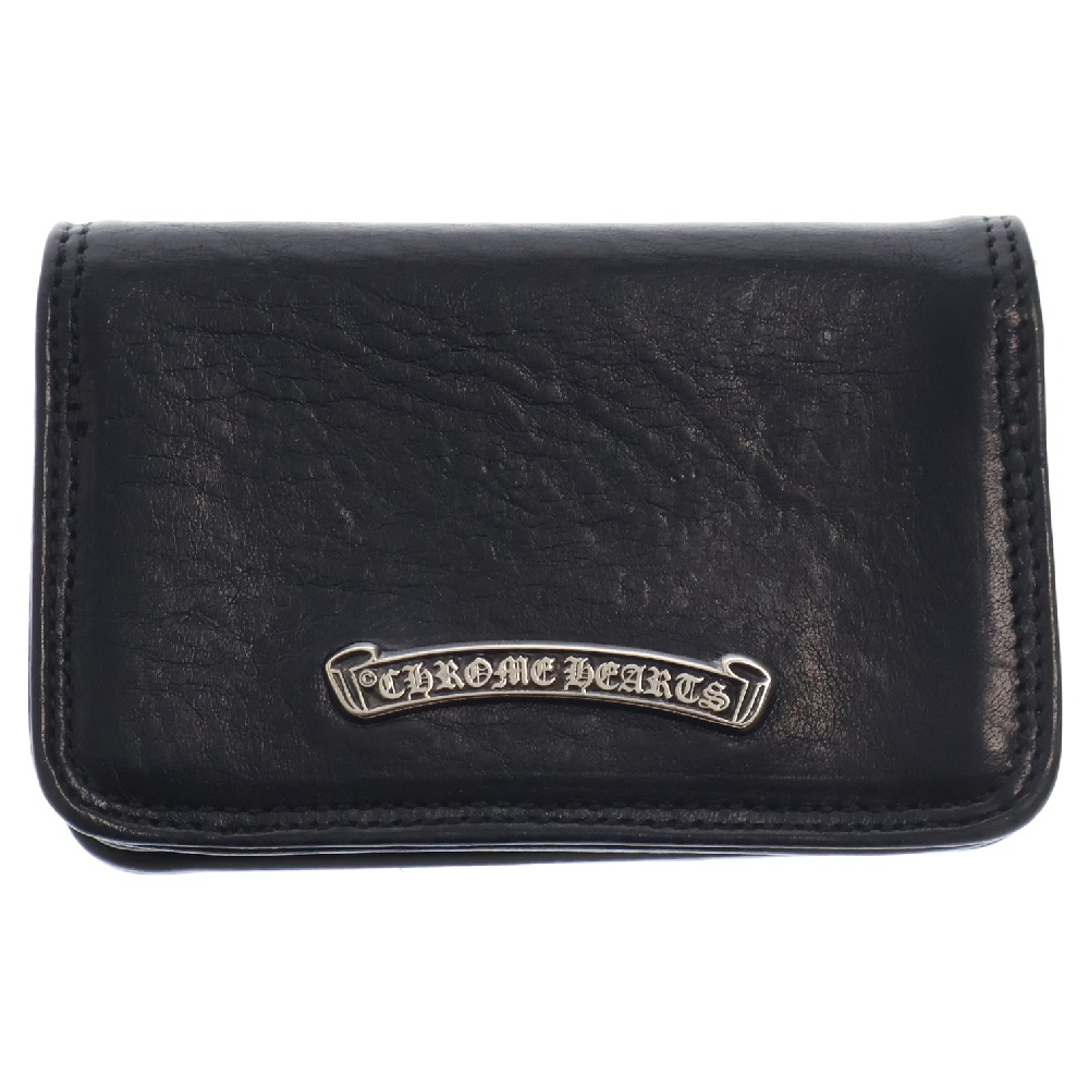 CARD CASE グロメット付きレザーカードケース ブラック Bランク