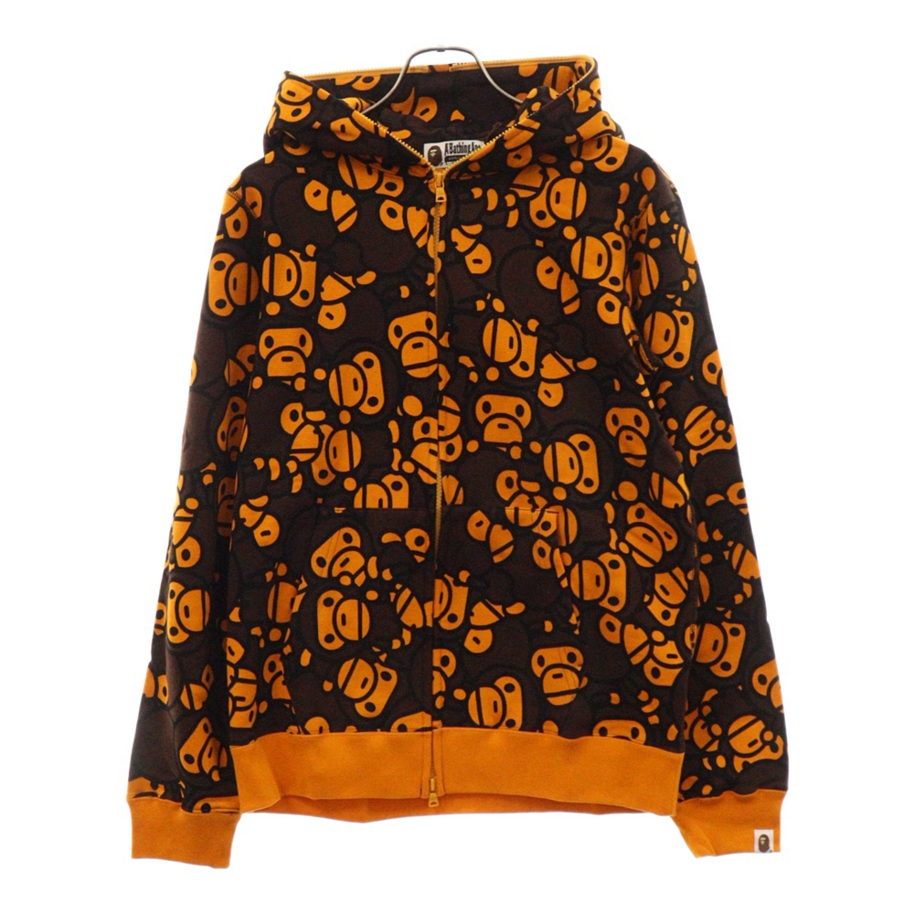 APE mook 限定 アニマル サファリ シャークパーカー S パーカー A