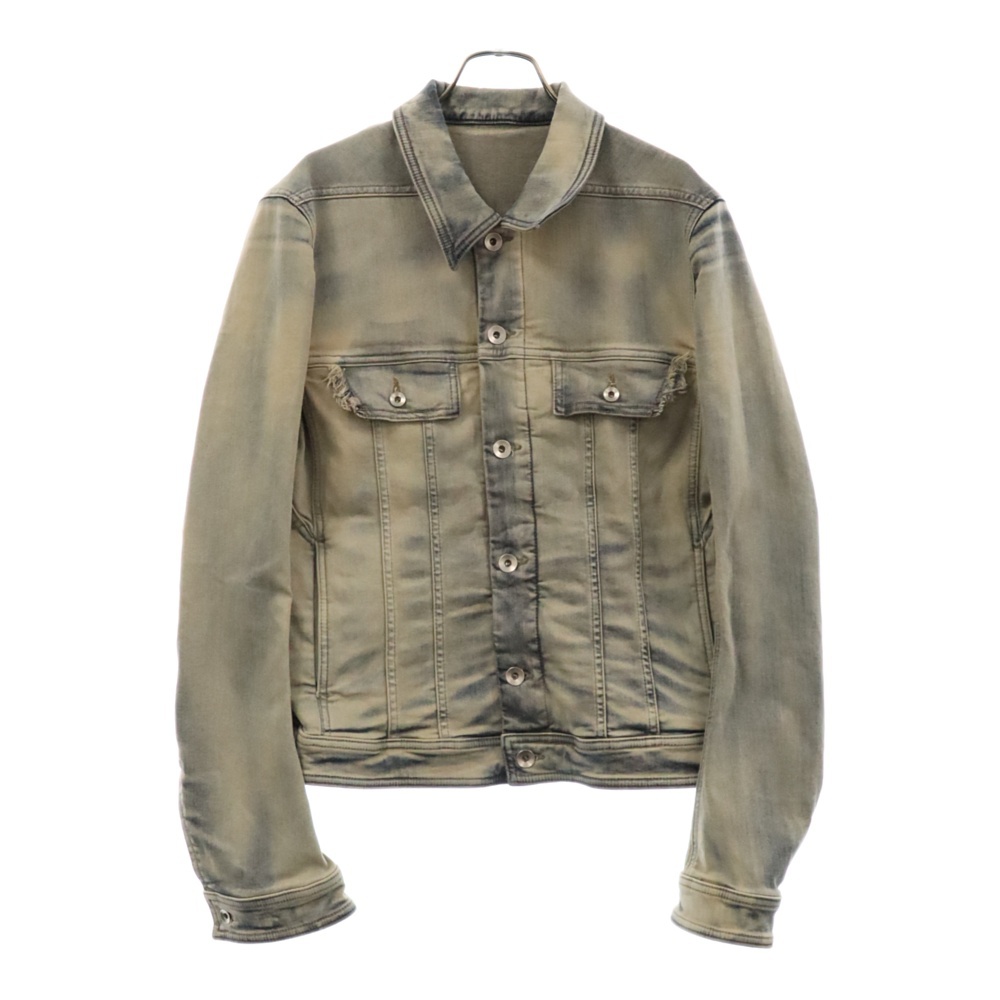 SLIM STRETCH DENIM TRUCKER JACKET SKY トラッカーデニムジャケット インディゴ DU01D1751-SKY Bランク