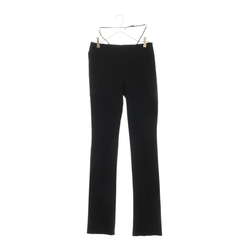 Strap-Detail Flared Trousers ストラップ フレアスラックスパンツ ブラック S80KA0030S60567 レディース Aランク
