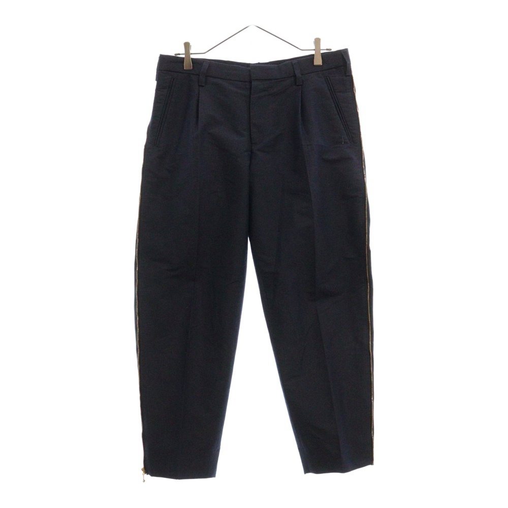 22SS サイドジップ スラックス パンツ ネイビー 22SCM-P20108S Bランク