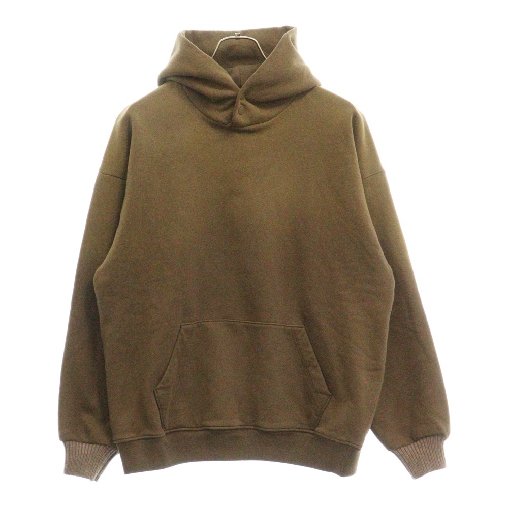 SEVENTH COLLECTION Vintage Hoodie FG50-061 ヴィンテージ加工 プルオーバーパーカー フーディー カーキ Bランク