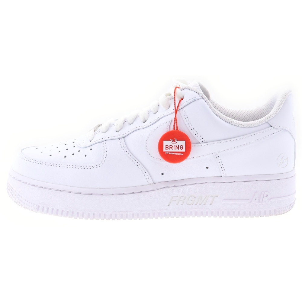 ×FRAGMENT DESIGN AIR FORCE 1 LOW WHITE CW2288-111 ×フラグメント エアフォース ローカットスニーカー ホワイト US9/JP27cm Aランク