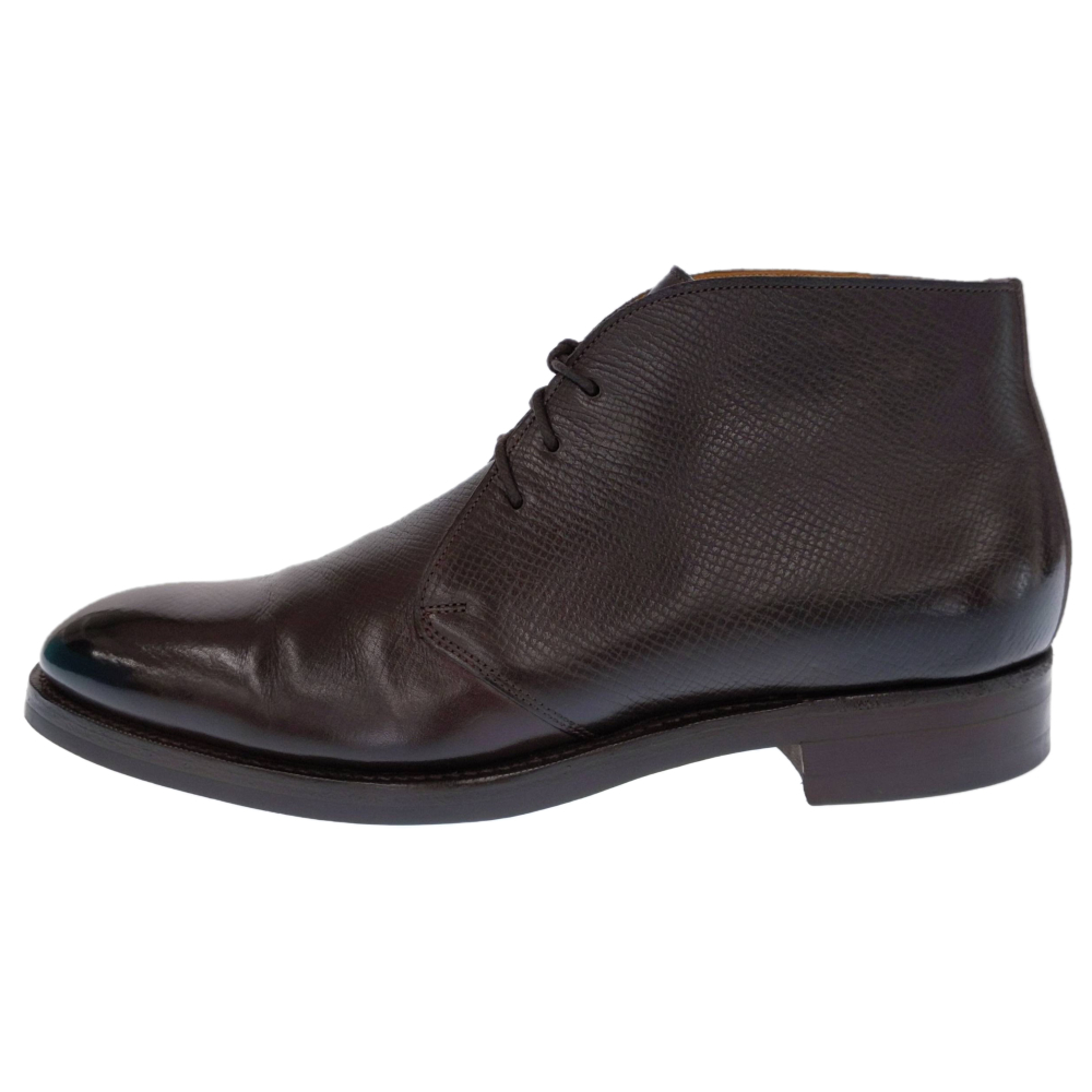 エドワードグリーン BANBURY レザー チャッカ ブーツ UK6 E202 ダーク