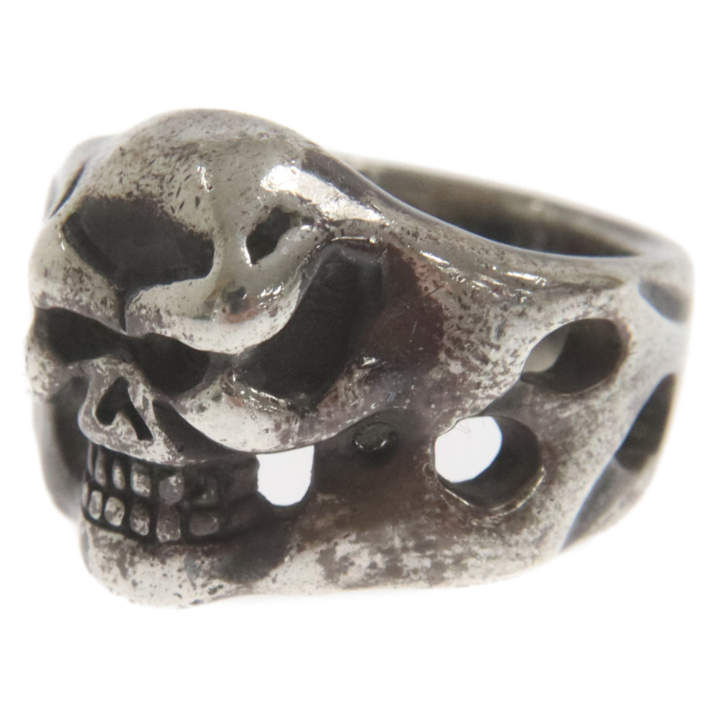 Mini Skull RING ミニスカルリング シルバー 指輪 10号 Bランク