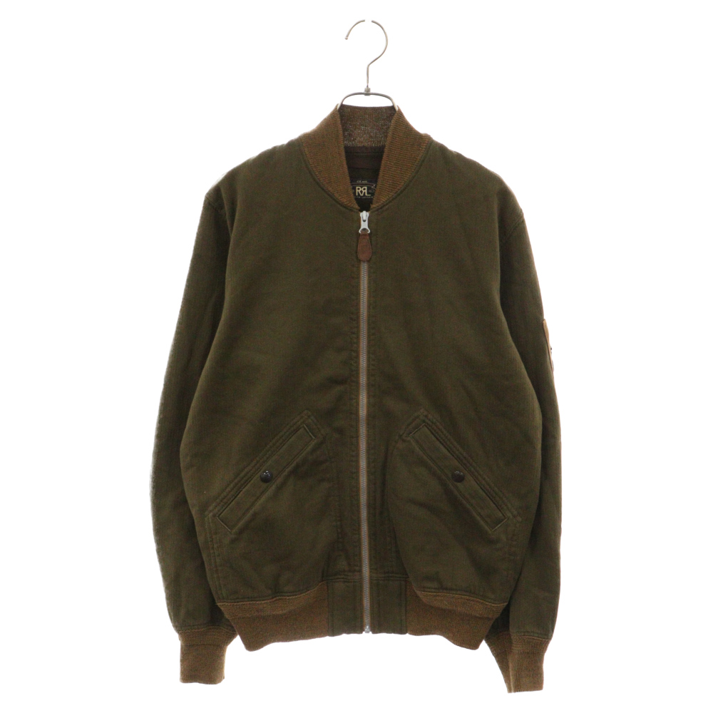 Twill Bomber Jacket ヘリンボーン ツイル ボンバー ジャケット カーキ 4700574633 Bランク