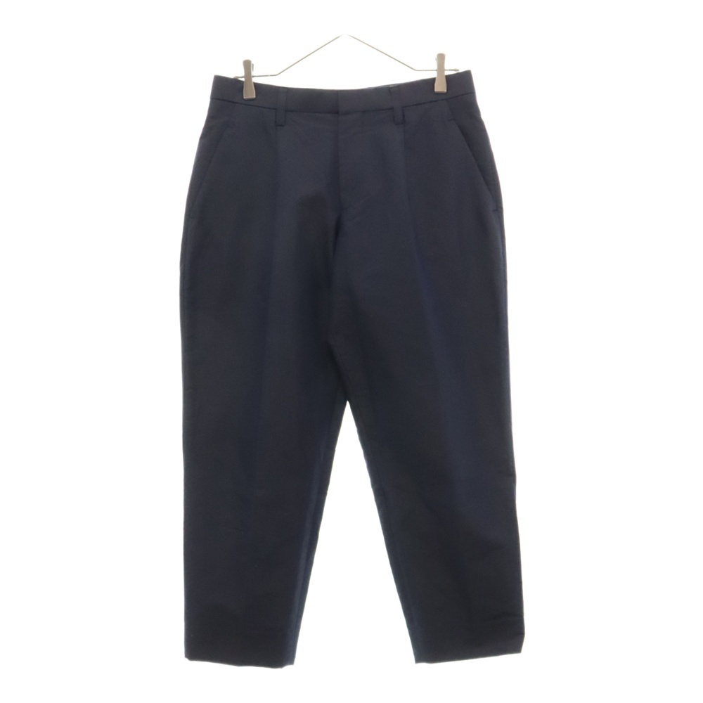 22SS 交織トロピカル 1 TUCK PT タックパンツ ネイビー 22SCM-P09108 Bランク