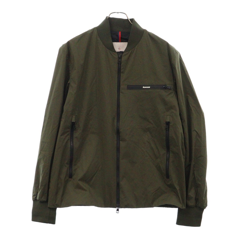 20AW LEOS GIUBBOTTO レオス ナイロン ジップアップ ジャケット カーキ G10911A74400 539HW Aランク