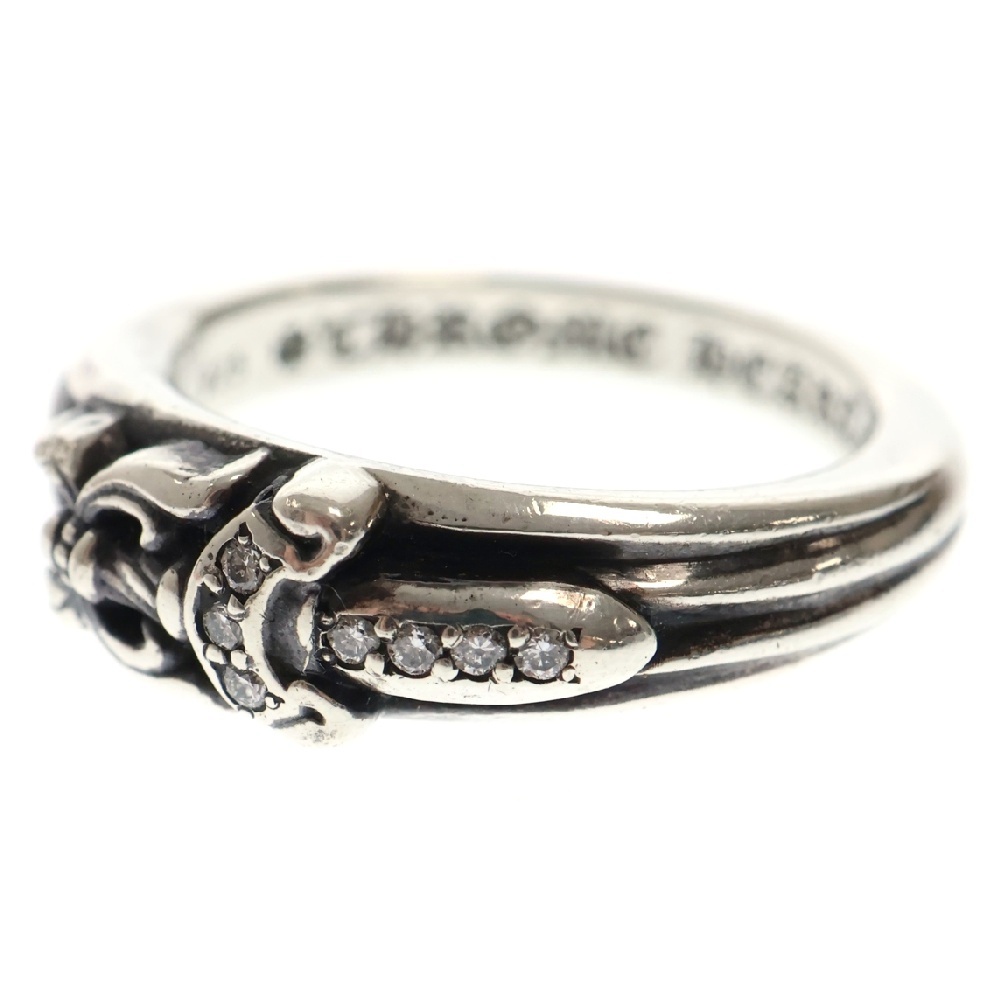 BABY CLSC P/D ベイビークラシックダガー PAVEダイヤ リング 指輪 シルバー 6.5号 国内ギャランティ付き Bランク