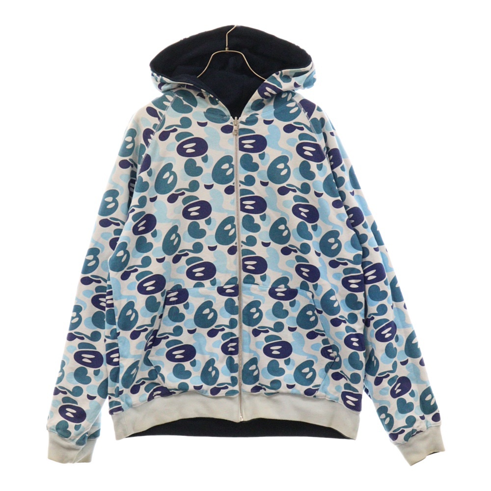 A Bathing Ape ネイビー フルジップアップパーカーbaby milo