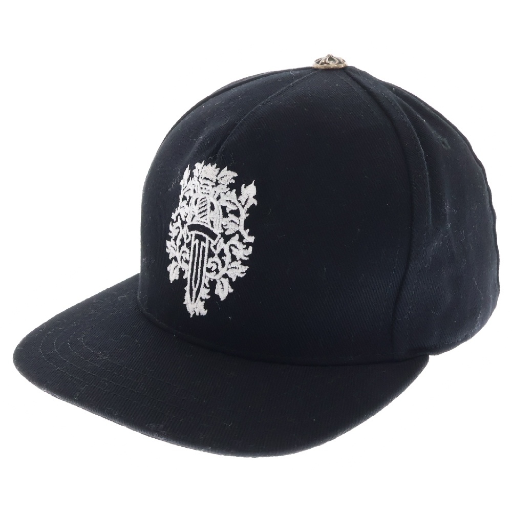 TRUCKER CAP デニムトラッカー ダガー刺繍 キャップ 帽子 ブラック Bランク