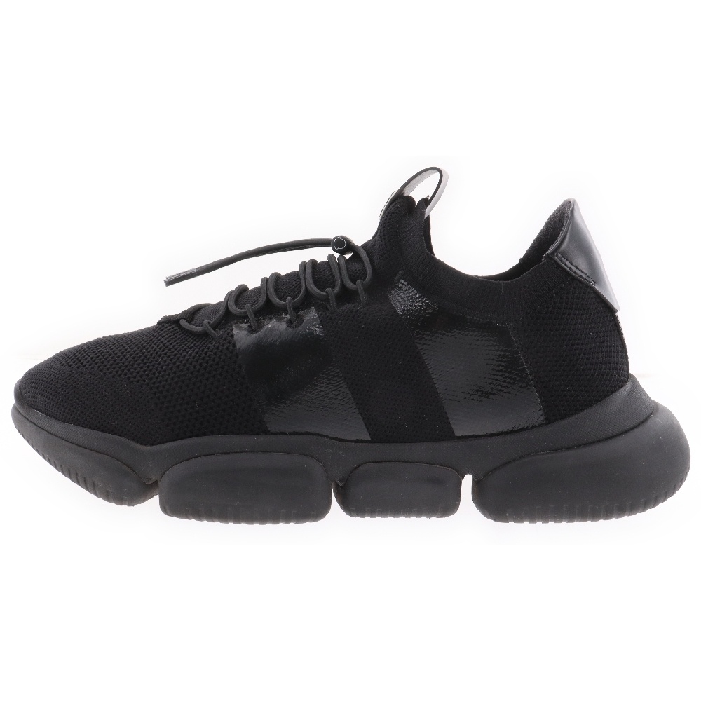 THE BUBBLE SNEAKER ザ バブル ニット ローカットスニーカーシューズ ブラック Bランク