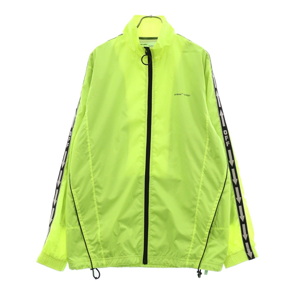 19SS Nylon Tracktop ナイロン トラックトップ ジップアップ ジャケット ネオンイエロー OMBD010S19D16001 Aランク