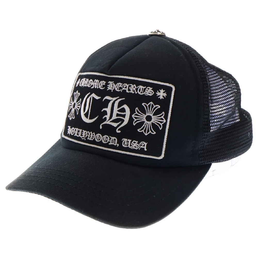 TRUCKER CAP CHパッチ メッシュ トラッカーキャップ 帽子 ブラック Bランク