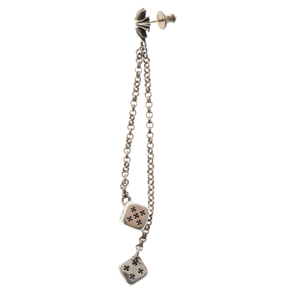 DICE DBL ダブルダイス ドロップピアス シルバー Bランク