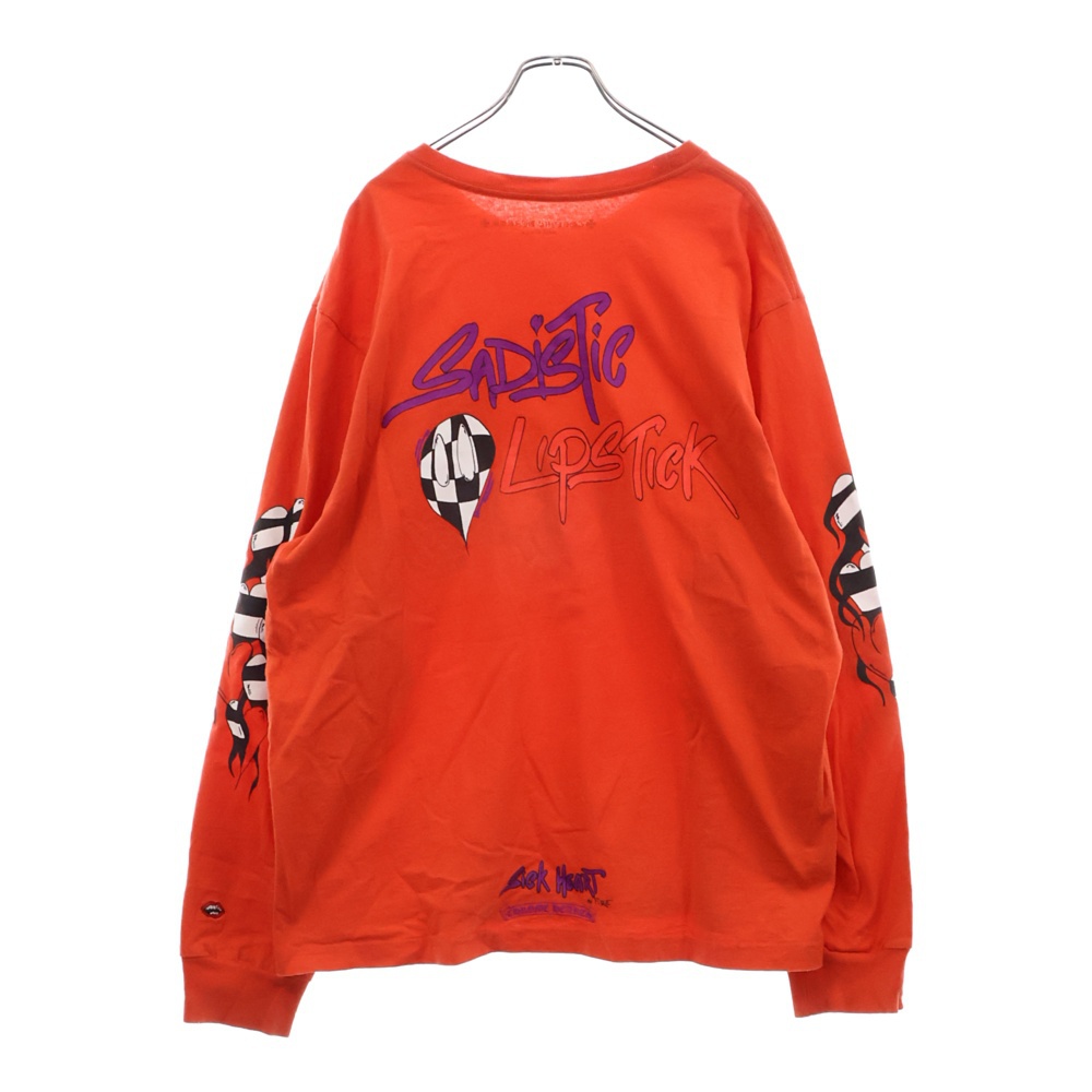 × MATTY BOY PRO U PKT CREW L/S TEE マッティボーイ サディスティックリップスティック 長袖Tシャツ ロングスリーブカットソー レッド Bランク
