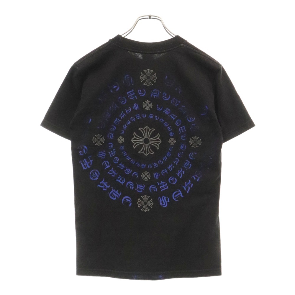 CH T-SHIRT 1 サークルバックロゴプリント半袖Tシャツ ブラック Bランク